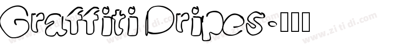 Graffiti Dripes字体转换